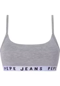 Бюстье Pepe Jeans "Логотип", серый