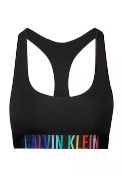 Бюстье, пояс с логотипом, широкие бретели, для женщин Calvin Klein, черный