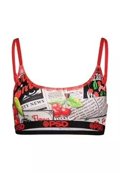 Бюстье PSD, темно-красный