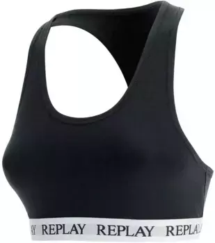 Бюстье Replay "LADY RACERBACK BRA", со спинкой-борцовкой, черный