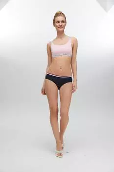 Бюстье с логотипом U S Polo Assn , розовый