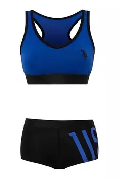 Бюстье с вырезом на спине U S Polo Assn , синий