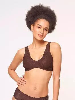 Бюстье Sloggi, темно-коричневый