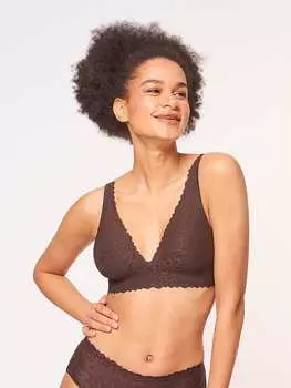 Бюстье Sloggi, темно-коричневый