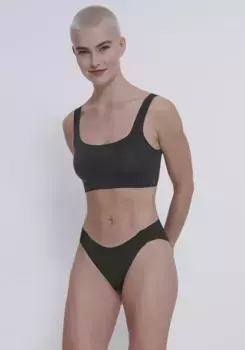 Бюстье Sloggi "ZERO Feel 2.0 Top", бесшовное и невидимое, черный