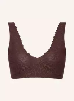 Бюстье sloggi ZERO FEEL LACE, темно-коричневый