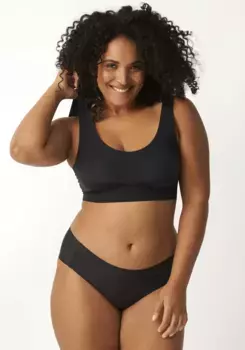 Бюстье sloggi "ZERO Feel Top EX 2P", верх бюстгальтера, бесшовный, мягкая поверхность, черный