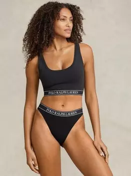 Бюстье, собранный бюстгальтер без косточек Polo Ralph Lauren, серый