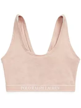 Бюстье, собранный бюстгальтер без косточек Polo Ralph Lauren, бежевый