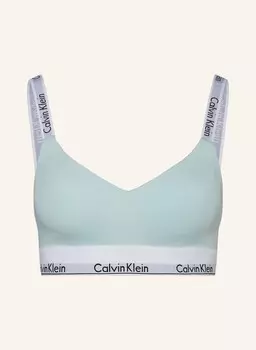 Бюстье современный хлопок Calvin Klein, цвет MINT/WEISS
