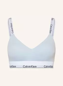 Бюстье современный хлопок Calvin Klein, светло-голубой