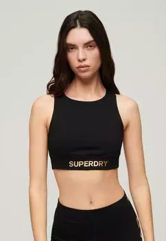 Бюстье SPORTSWEAR LOGO TOP Superdry, черный