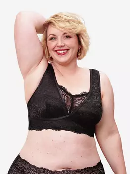 Бюстье SugarShape Bralette Eliana, цвет black satin