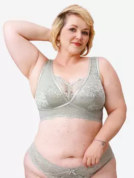 Бюстье SugarShape Bralette Eliana, цвет sagegrey