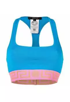 Бюстье - топика нижнее белье бюстгальтер-бралетт органический хлопок би-стрейч Versace, мультиколор