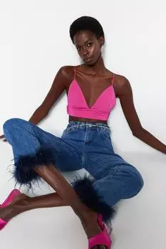 Бюстье Trendyol на подкладке, светло-розовый