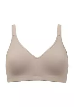 Бюстье, V-образный вырез, однотонное, для женщин NATURANA, цвет Skin