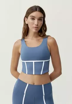 Бюстье VANI Born Living Yoga, темно-синий деним