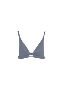 Бюстгальтер ARMEDANGELS Bralette Bra OSILAARI RIB, пастельный синий
