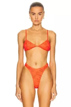 Бюстгальтер Balenciaga Minimal, цвет Fluo Orange