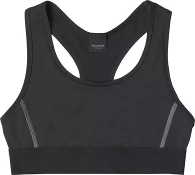 Бюстгальтер Balenciaga Sporty Bra 'Black/Grey', черный