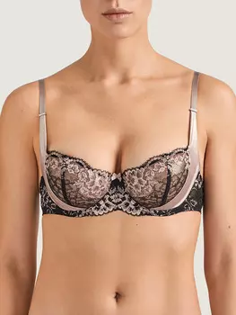 Бюстгальтер балконет Aubade, черный