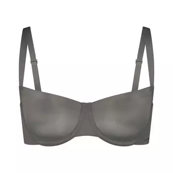 Бюстгальтер балконет без подкладки SKIMS, цвет gunmetal