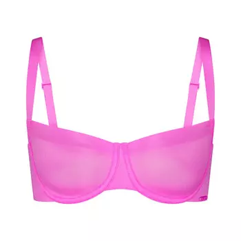 Бюстгальтер балконет без подкладки SKIMS No Show, розовый