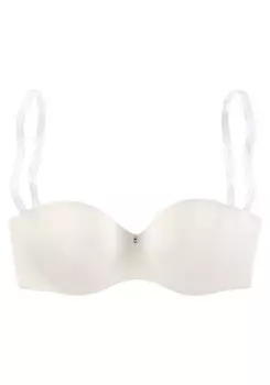 Бюстгальтер-балконет Бюстгальтер LASCANA, белый