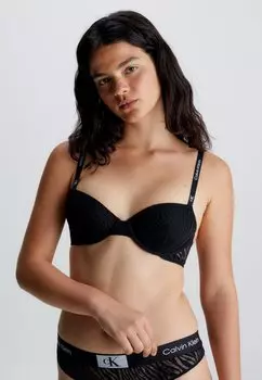 Бюстгальтер-балконет Calvin Klein Underwear, черный