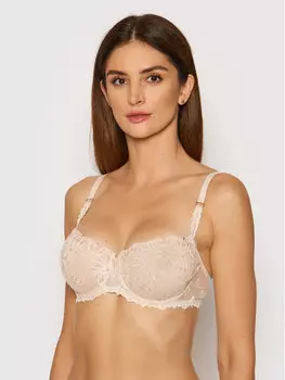 Бюстгальтер-балконет Chantelle, бежевый
