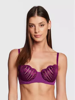 Бюстгальтер-балконет Etam, фиолетовый