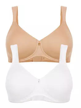 Бюстгальтер балконет Felina 2er Pack Spacer BH ohne Bgel, цвет sand weiss