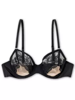 Бюстгальтер-балконет Gisela, черный