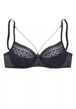 Бюстгальтер балконет LASCANA Balconnet BH, черный