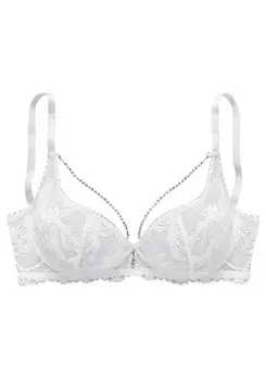 Бюстгальтер-балконет Lascana, белый