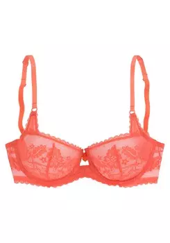 Бюстгальтер-балконет LASCANA, цвет Coral