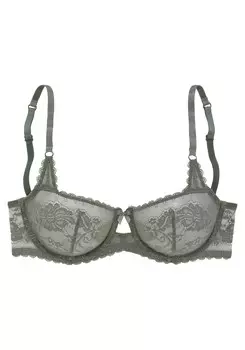 Бюстгальтер-балконет Lascana, хаки