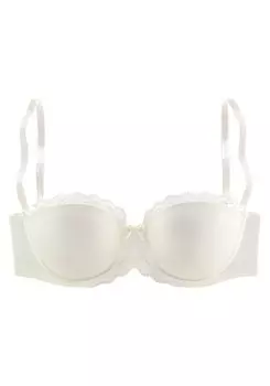 Бюстгальтер-балконет LASCANA, кремовый