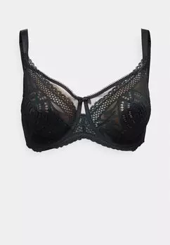 Бюстгальтер балконет Marks & Spencer, черный