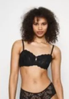Бюстгальтер-балконет Marks & Spencer, черный