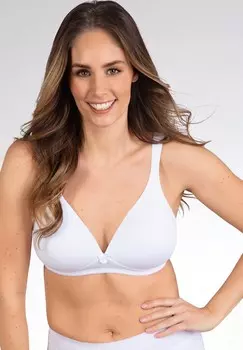Бюстгальтер-балконет MIT SCHALE UND ENTLASTUNGSTRGERN Naturana, белый