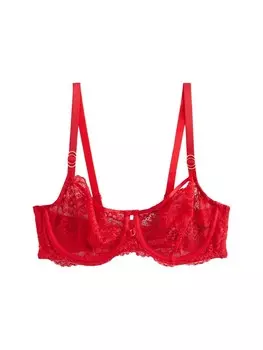 Бюстгальтер балконет Next Balconette Bra, красный