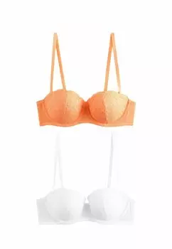 Бюстгальтер балконет PAD STRAPLESS 2 PACK STANDARD - Multiway / Strapless bra Next, оранжевый