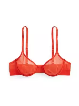 Бюстгальтер-балконет Polo Ralph Lauren UNLINED DEMI BRA, коралл