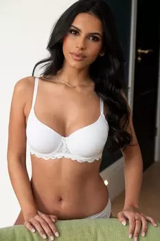 Бюстгальтер-Балконет Romance под футболку Pour Moi, белый