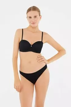 Бюстгальтер-Балконет с регулируемыми бретелями Dagi, черный