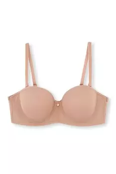 Бюстгальтер-Балконет с регулируемыми бретелями Dagi, коричневый