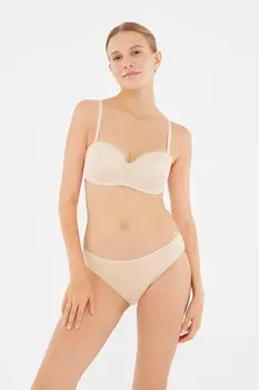 Бюстгальтер-Балконет с регулируемыми бретелями Dagi, бежевый