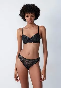 Бюстгальтер балконет SUCCESS Etam, черный